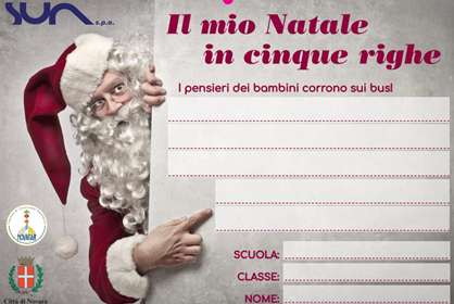 Natale in 5 righe, al via l'iniziativa con le scuole elementari di Novara